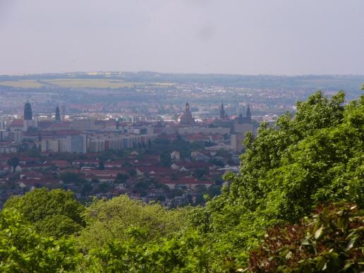 Der Blick zur Frauenkirche